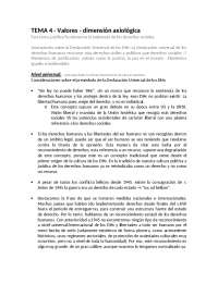 Tema 4 Derechos humanos | Apuntes de Derechos Humanos - Docsity