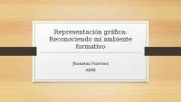Representación gráfica- Reconociendo mi ambiente formativo