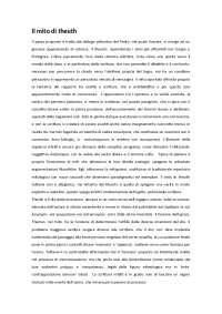 Commento del mito di Theuth di Platone - Docsity