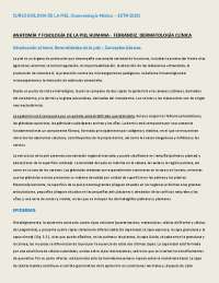 Biología de la piel cosmetologia resumen