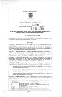 RESOLUCION 305 DE 2012