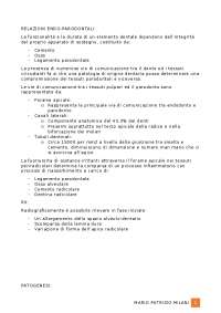 relazioni endo-parodontali
