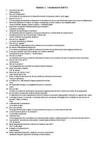 RISPOSTE EIPASS 7 MODULI - BANCA DATI - MODULO 1 | Prove d'esame di ...