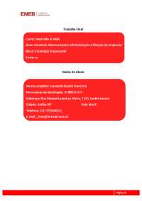 ESTRATEGIA EMPRESARIAL - ENEB