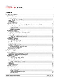 Pl/Sql oracle Treinamento PL/SQL Data Base Administration DUARTE