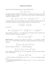Integrais gaussianas
