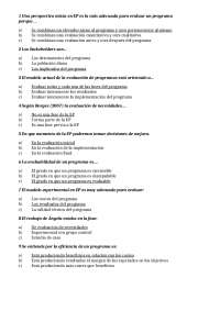 evaluación de programas