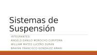 Sistemas de Suspensión