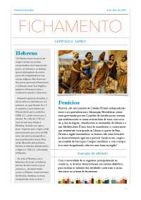 Resumo- Hebreus, fenícios e persas