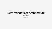 theory of architecture