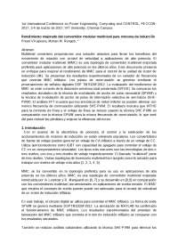 Comparación SPWM y SHE-PWM en convertidores multinivel para motores de inducción. - Prof. 