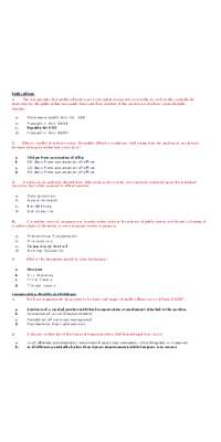 MCQ of administrative law
