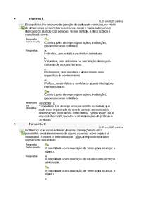 questionario unip etica modulo 1