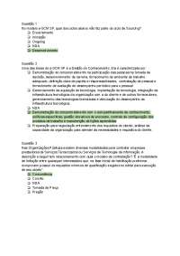 Atividade 3 - Gestão de Serviços e Fornecedores AVA