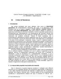 Rottura del materiale - Docsity