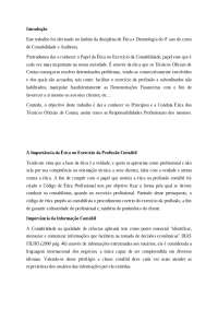 Ética Profissional e Crimes Tributários na Contabilidade