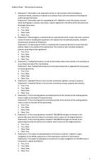 Midterm Exam (Practice test) in Partnership Accounting