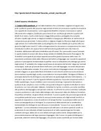Animal Loquens; linguaggio e conoscenza negli animali non umani