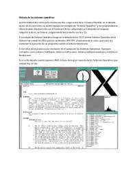 Historia de los Sistemas operativos - Docsity