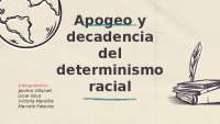 Apogeo y decadencia del determinismo racial