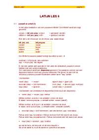 Examendocument Latijn: Publius Ovidius Naso - Docsity