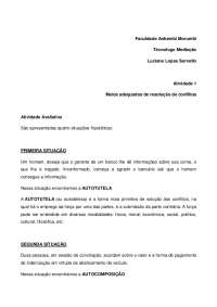 meios adequados de resolução de conflitos