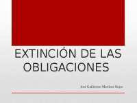 modos de extinción de las obligaciones