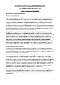 Riassunto la GIUSTIFICAZIONE DELLA DECISIONE GIUDIZIALE di Canale Tuzet