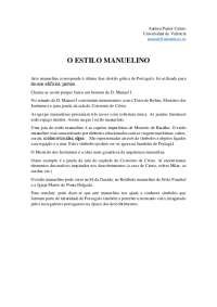 O estilo manuelino / El estilo manuelino
