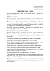 Crisis de Portugal 1383 - 1385