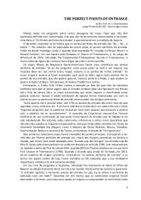 Os Pontos Perfeitos de Entrada na Maçonaria: Origens e Significados