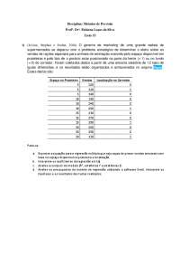 Elementos de coeficientes da regressão