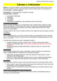 Edemas e Linfonodos
