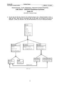 CSE3055 Database SQL