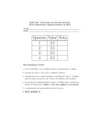 Introdução aos Métodos Formais: Prova Substitutiva do 2º Semestre de 2013
