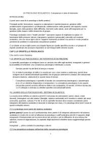 riassunto "Lo psicologo scolastico" di Cornoldi e Molinari