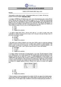 EXAMEN  DIRECCION FINANCIERA 2016