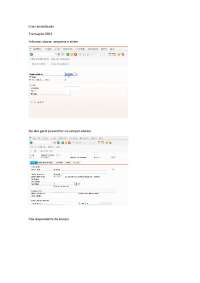 Criar imobilizado no SAP