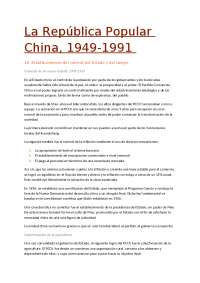 La República Popular China