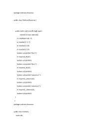 Ejemplo de implementación de una matriz dispersa en Java