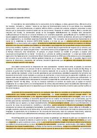 El Postmodernismo: Un Nuevo Paradigma Cultural - Prof. Robles Ortega