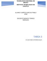 tarea 3 ecuaciones diferenciales unidad tres