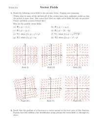 Vector Fields, Multivariable Calculus - Docsity