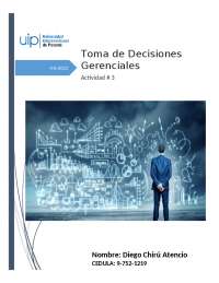 Toma de Decisiones Gerenciales: Aplicación de Métodos de Investigación