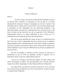 Pag-aaral sa Wikang Ilocano