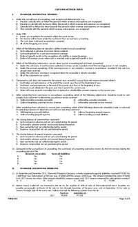 Financial Accounting: Cash and Accrual Basis - FARQ 204