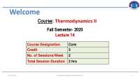 Lecture 14: Entropy and Increase of Entropy Principle in Thermodynamics II