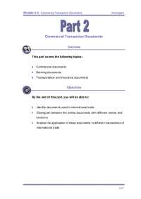 Documentos Aceite  na contabilidade