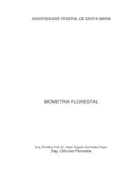 Biometria Florestal por César Augusto Guimarães Finger
