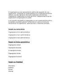 Departamento de organización y metodo